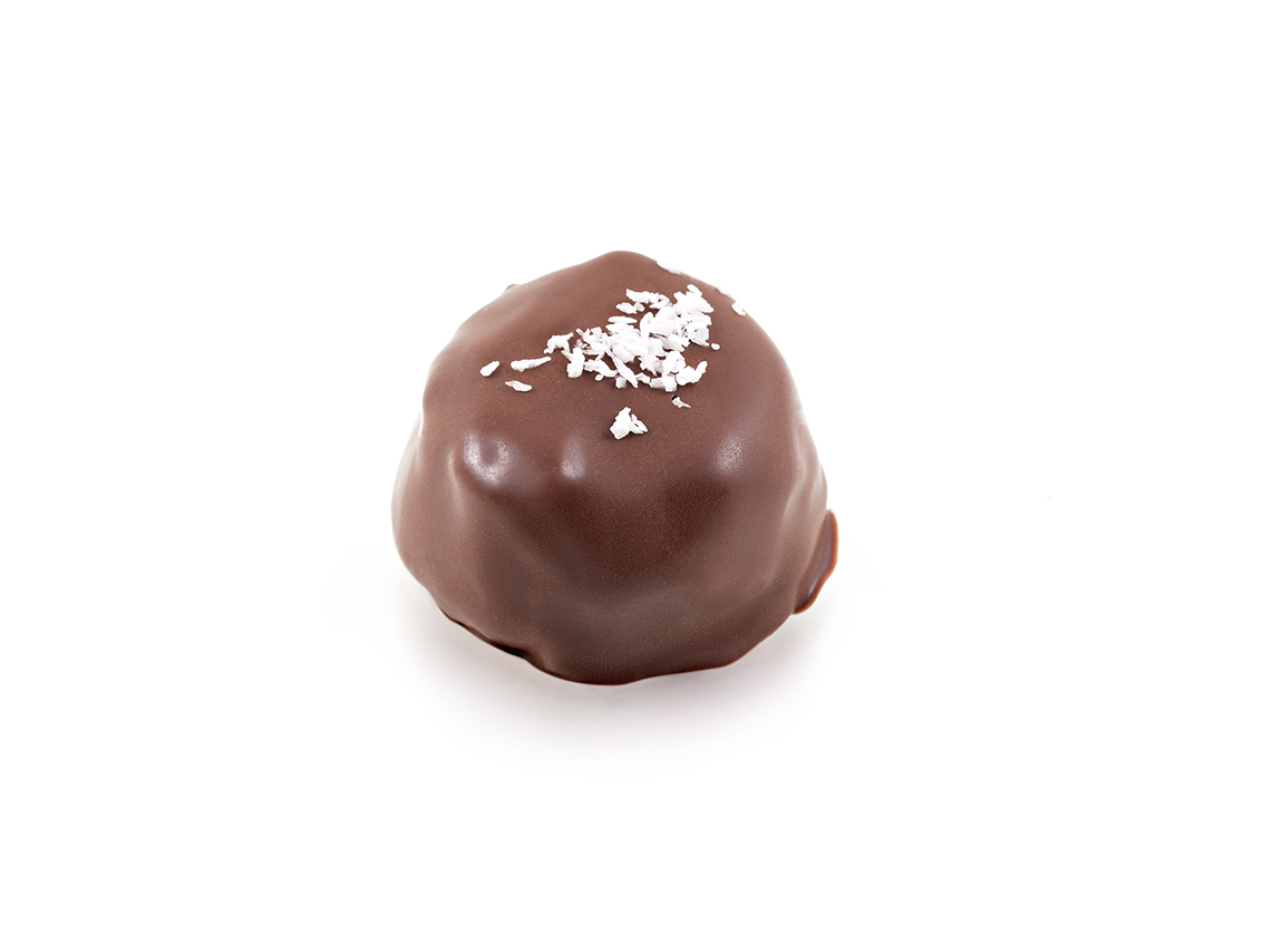 Mini KOURABIEDES <br> mit Schokoladenüberzug