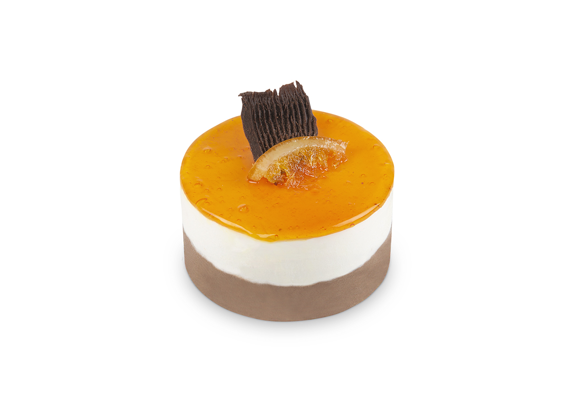 ORANGE - CHOCOLATE <br> Ιndividual Cake