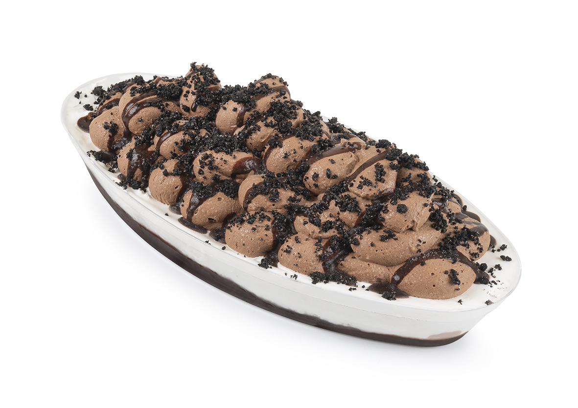 SCHOKOLADE – VANILLE Eis <br> Gondola  Miss Gelo
