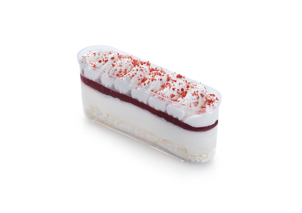 PAVLOVA Coulis strawberry Individual Plastic Oblong Bowl