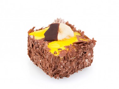 BANANA – CHOCOLATE <br> Individual Cake
