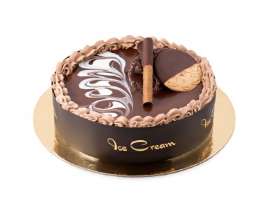 VANILLA – CHOCOLATE <br> Ice Cream Cake