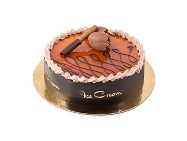 CARAMEL - CACAO <br> Ice Cream Cake Miss Gelo