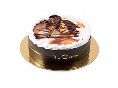 VANILLA - COCOA <br> Ice Cream Cake Miss Gelo