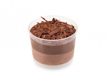 CHOCOLATE PROFITEROL <br> Individual Bowl <br> with sweetener from STEVIA plant