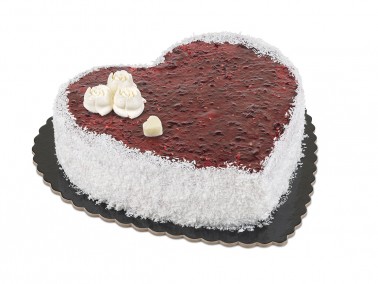 RED VELVET HEART Cake