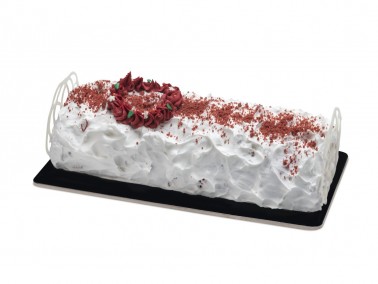 Christmas RED VELVET Yule Log Cake
