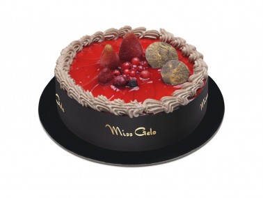 STRAWBERRY -  COCOA <br> Ice Cream Cake Miss Gelo